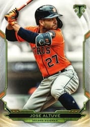 2019 Topps Triple Threads Base Set Jose Altuve #10 card