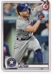 2020 Bowman Base Set Jose Altuve #88 card