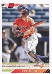 2020 Bowman Heritage Base Set Jose Altuve #88 card