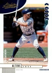 2020 Panini Absolute Base Set Jose Altuve #34 card
