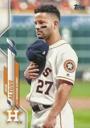 2020 Topps Base Set Jose Altuve #602b card