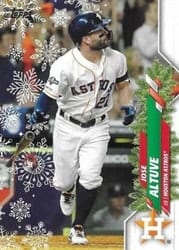 2020 Topps Holiday Base Set Jose Altuve #HW138c card