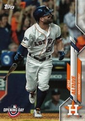 2020 Topps Opening Day Base Set Jose Altuve #89 card
