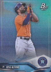 2021 Bowman Platinum Base Set Jose Altuve #69 card