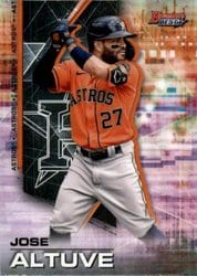 2021 Bowman's Best Base Set Jose Altuve #18 card