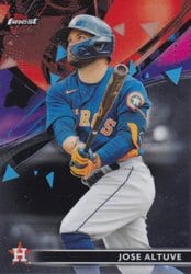 2021 Finest Base Set Jose Altuve #96 card