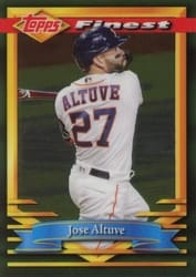 2021 Finest Flashbacks Base Set Jose Altuve #141 card