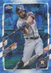 2021 Topps Chrome Sapphire Edition Base Set Jose Altuve #432 card