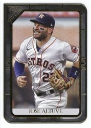 2021 Topps Gallery Base Set Jose Altuve #83 card