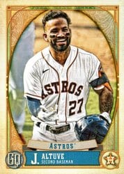 2021 Topps Gypsy Queen Base Set Jose Altuve #20 card