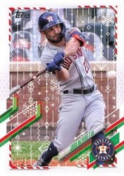 2021 Topps Holiday Base Set Jose Altuve #HW37 card