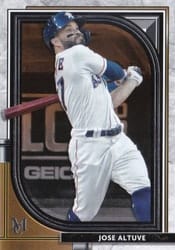2021 Topps Museum Collection Base Set Jose Altuve #66 card