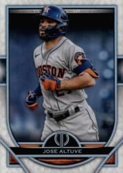 2021 Topps Tribute Base Set Jose Altuve #80 card