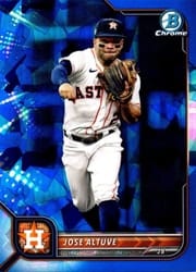 2022 Bowman Chrome Sapphire Edition Base Set Jose Altuve #9 card