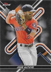 2022 Finest Base Set Jose Altuve #54 card