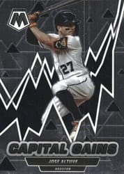 2022 Panini Mosaic Capital Gains Jose Altuve #CG-7 card