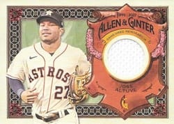 2022 Topps Allen & Ginter Relics (Pattern A) Jose Altuve #AGRA-JA card