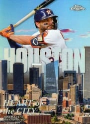 2022 Topps Chrome Heart of the City Jose Altuve #HOC-14 card