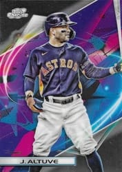 2022 Topps Cosmic Chrome Base Set Jose Altuve #167 card