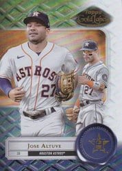 2022 Topps Gold Label Base Set Jose Altuve #37 card