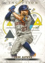 2022 Topps Inception Base Set Jose Altuve #37 card