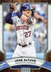 2022 Topps Tribute Base Set Jose Altuve #58 card