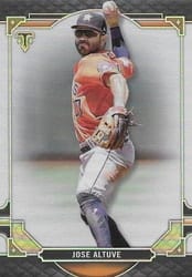 2022 Topps Triple Threads Base Set Jose Altuve #3 card