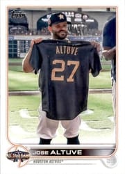 2022 Topps Update 2022 MLB All-Stars Jose Altuve #ASG-9 card