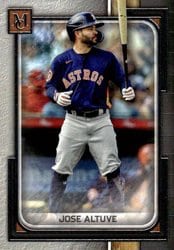 2023 Topps Museum Collection Base Set Jose Altuve #19 card