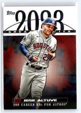 2024 Topps 2023 Greatest Hits Jose Altuve #23GH-10 card