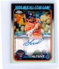 2024 Topps Chrome Update 2024 All-Star Game Autographs Jose Altuve #ASGCA-JA card