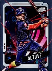 2024 Topps Cosmic Chrome Base Set Jose Altuve #184 card