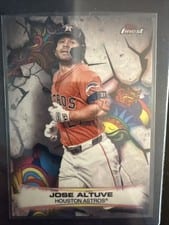 2025 Finest Smashing Through Jose Altuve #S-24 card