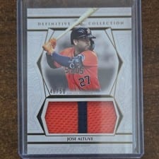 2025 Topps Definitive Collection Jumbo Relic Collection Jose Altuve #DJRC-JA card