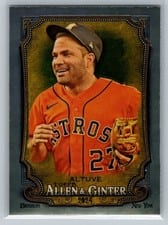 Jose Altuve (Houston Astros) 2024 Topps Allen & Ginter Chrome card
