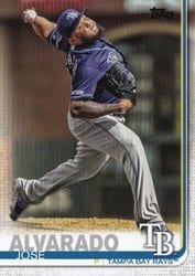 2019 Topps Update Base Set Jose Alvarado #US82 card