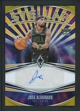 2023-24 Panini Phoenix Stellar Signatures Jose Alvarado #SS-JAV card