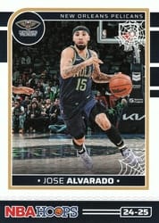 2024-25 Haunted Hoops Base Haunted Hoops Jose Alvarado #11 card
