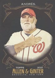 2021 Topps Allen & Ginter X Base Set José Andrés #271 card