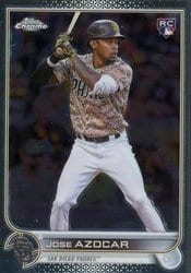 2022 Topps Chrome Update Base Set Jose Azocar #USC46 card
