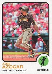 2022 Topps Heritage Base Set Jose Azocar #535 card