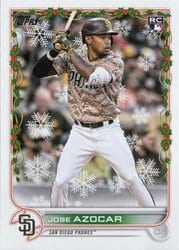 2022 Topps Holiday Base Set Jose Azocar #HW62 card