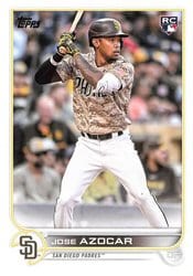 2022 Topps Update Base Set Jose Azocar #US280 card
