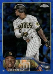 2023 Topps Chrome Update Sapphire Edition Base Set José Azocar #USCS81 card