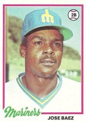1978 Topps Base Set Jose Baez #311 card