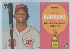 2021 Topps All-Star Rookie Cup Base Set Jose Barrero #53 card