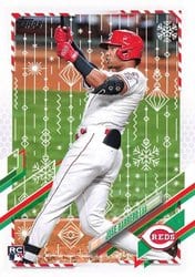 2021 Topps Holiday Base Set Jose Barrero #HW190 card