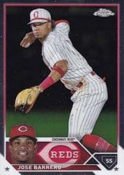 2023 Topps Chrome Update Base Set José Barrero #USC54 card