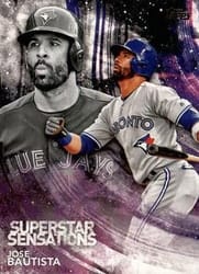 2018 Topps Superstar Sensations Jose Bautista #SSS-7 card