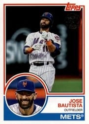 2018 Topps Update 1983 Topps Jose Bautista #83-38 card